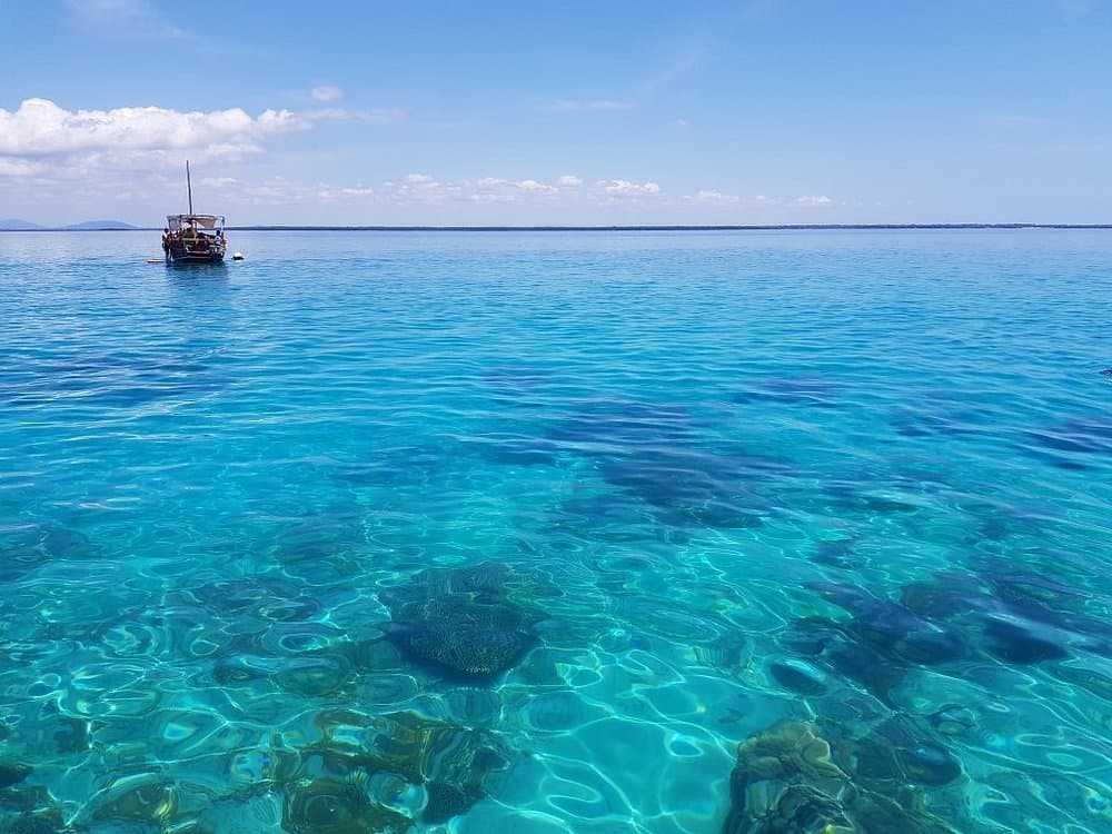 Beach in Kenya - blue, daytime
