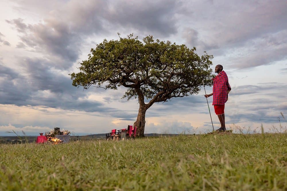 Landscape in Kenya - grassland, plain