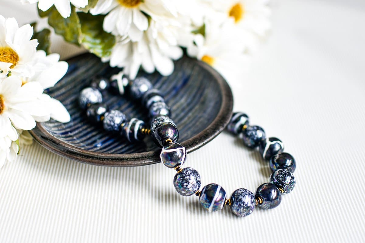 Image in Kenya - blue, bead