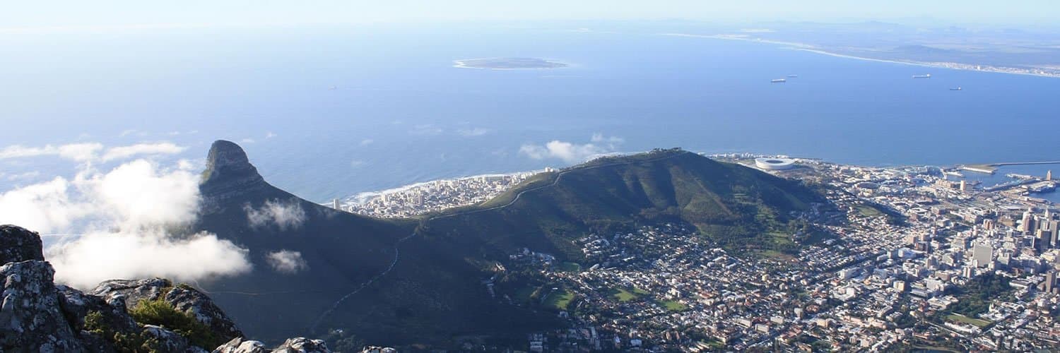 Beach in South Africa - horizon, coast