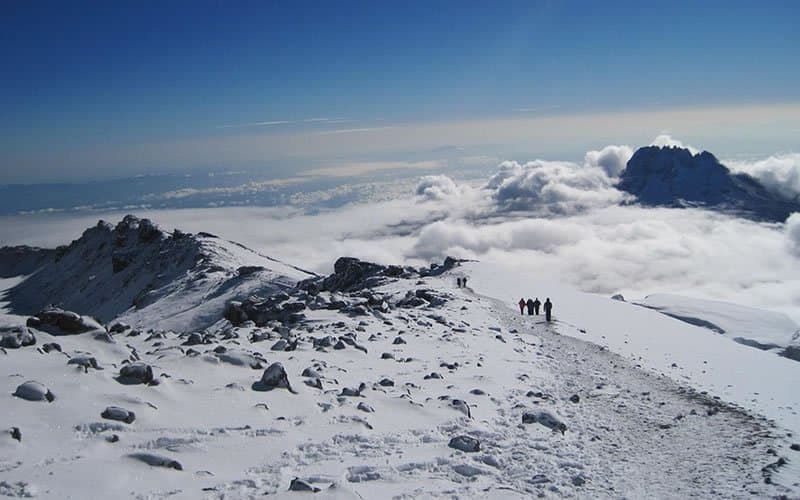 Mountain in Tanzania - mountainous-landforms, snow