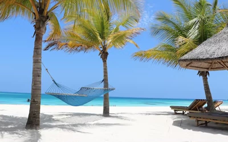 Beach in Tanzania - blue, body-of-water